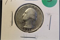 1935 Washington Silver Quarter