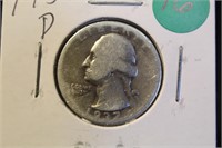1937-D Washington Silver Quarter