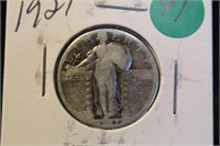 1927 Standing Liberty Silver Quarter