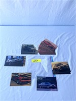 Pontiac Car Postcards 80's-90's