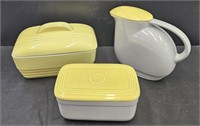 Hall Refrigerator Dishes incl Hall Made For GM