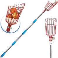 Fruit Picker with Basket and Pole(5ft)