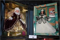 SET OF 2 BARBIES