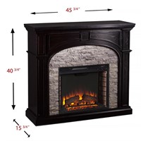 Fireplace Mantel Package in Ebony - FE9620