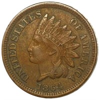 1864 Indian Head Penny ABOUT UNCIRCULATED