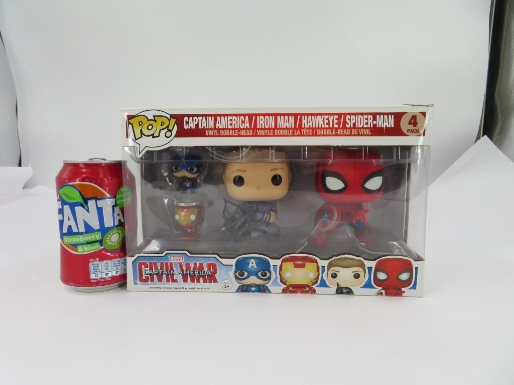 Funko Pop 4 pack , Civil America Captain America