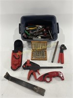 Tools: Craftsman Clamp, Box Cutter, Crowbar etc