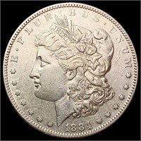 1884-S Morgan Silver Dollar CLOSELY UNCIRCULATED