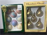 Vintage Glass Christmas Tree Ornaments 2