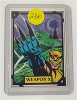 1988 WOLVERINE TRADING CARD WEAPON X #30