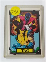1988 WOLVERING TRADING CARD TAG #10