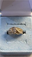 Diamond ring cannot find a stamp sz 7