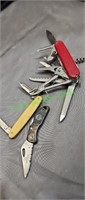 Vintage  office knife  double bladed  multi tool