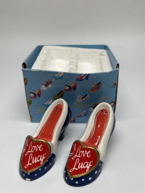 I Love Lucy Porcelain Shoes in Original Box