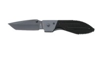 Ka Bar Gray Tanto Plain Warthog Folding Knife