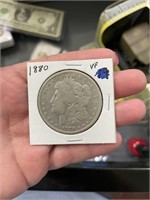 1880 morgan silver dollar