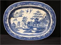 Antique Porcelain Meat Platter