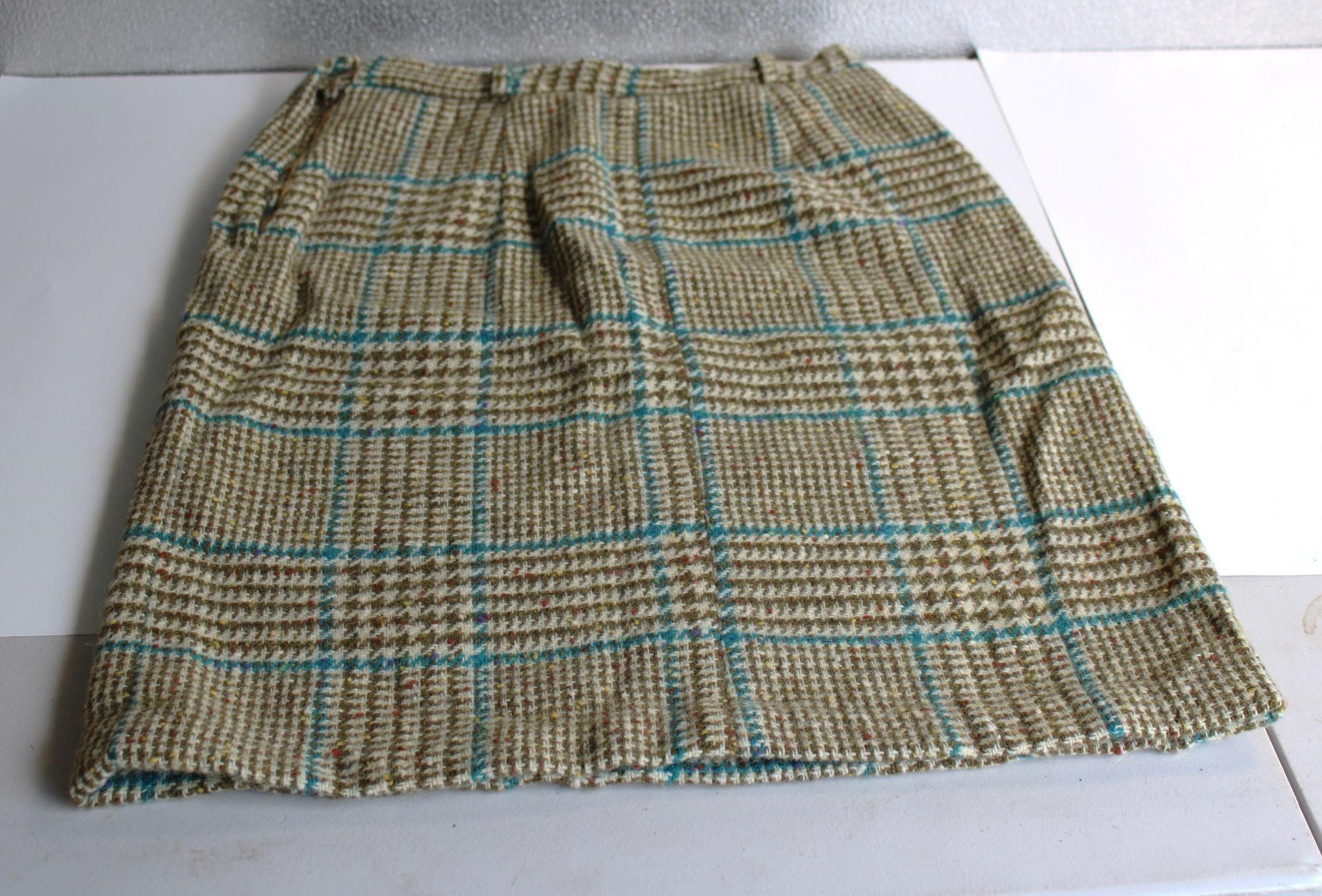 1960's Wool Skirt Looks Med. No Tag