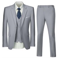 XS  Size - XS Wehilion Men's 3 Piece Suit: Blazer