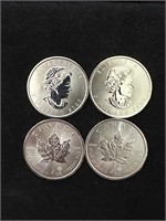 .999 UNCIRCULATED SILVER ROUNDS, 2020 QUEEN