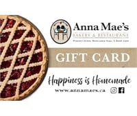 Gift Card $50 - Anna Mae's Bakery & Restaurant