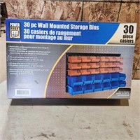 30pc Wall mounted storage bins