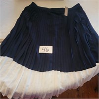 J Crew Skirt in Blue and White- Size 14