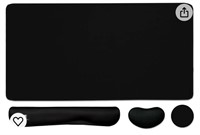 Large Gaming Mouse Pad, Keyboard Wrist Rest Pad &