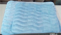 2pc Bath Mat Set - Blue