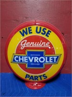 We Use Chevrolet Parts Gas Pump Globe