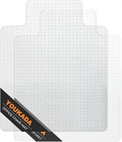 YOUKADA 2 Pack 30" x 49" Office Chair Mat for Carp