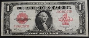 SERIES 1923 $1 RED SEAL US NOTE
