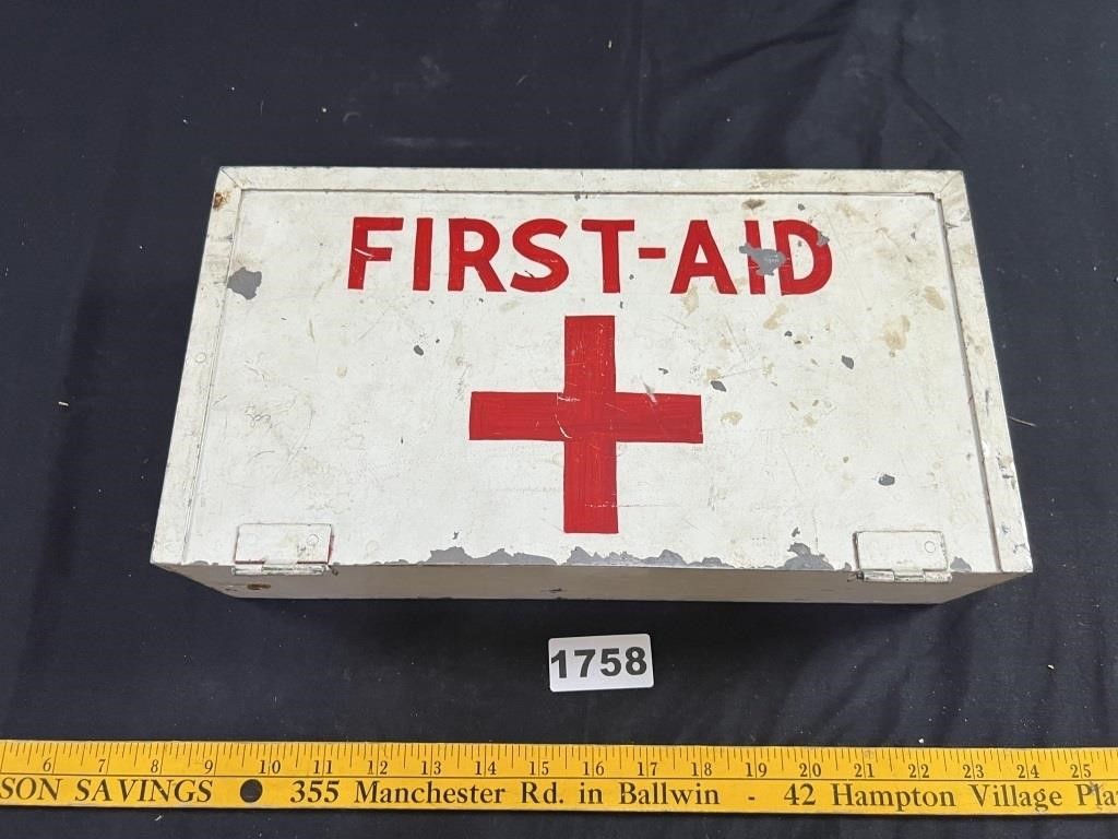 Vintage First Aid Box