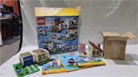 Big lot of legos and instructions