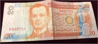 Philipine 20 Peso Note(this is not from 1935)