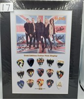 Def Lepard Collectable Guitar Pick Set. Includes
