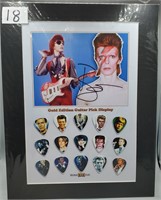 David Bowie Collectable Guitar Pick Set. I