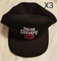 Toronto Raptors 2019 Champs Hat Qty 3