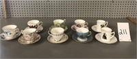 CUPS AND SAUCERS