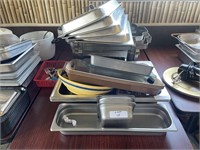 Hot pans, lids, stainless trays