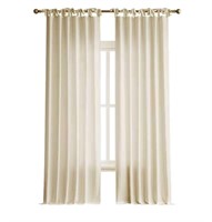 $5  Light Filtering Tie-Top Single Curtain Panel