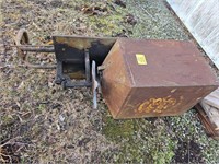 vintage metal seeder