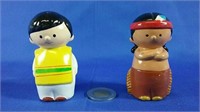 Vintage Native salt & pepper