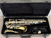 Saxophone in Case