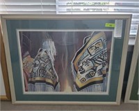 NATIVE AMERICAN ART SIGNED AND NUMBERED