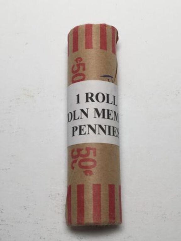 One Roll Lincoln Cents 1960D