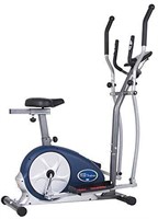 2-in-1 Upright Exercise Bike & Elliptical Trainer