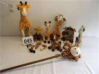 Giraffe Stuffed Animals, Mirror, Night Light