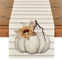 Pumpkin Sunflower Table Runner