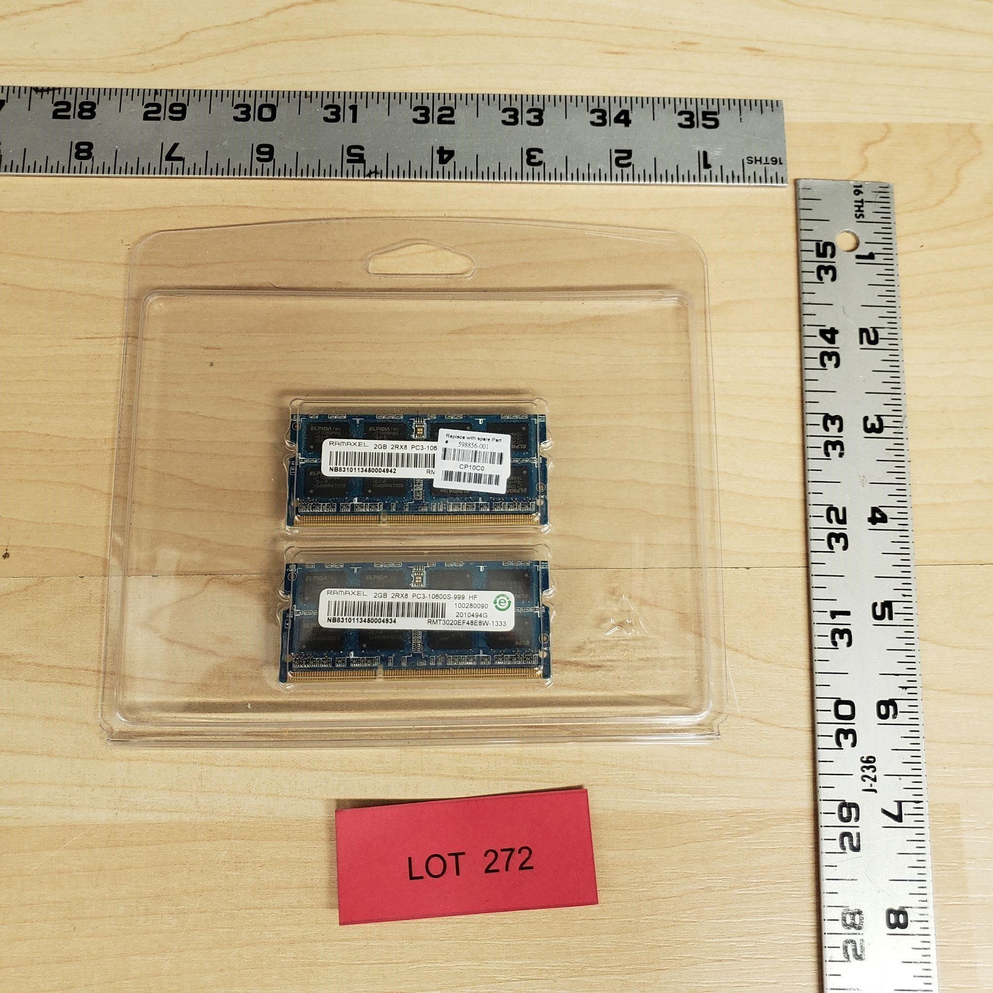 Ramaxel 2x2GB Sticks of PC3-10600s-999 Ram